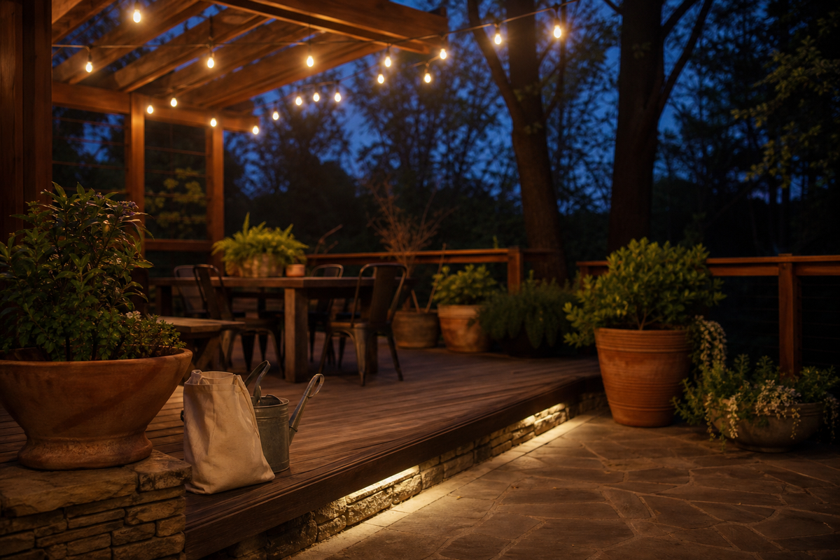 Make Your Patio Feel Softer and Safer After Sunset