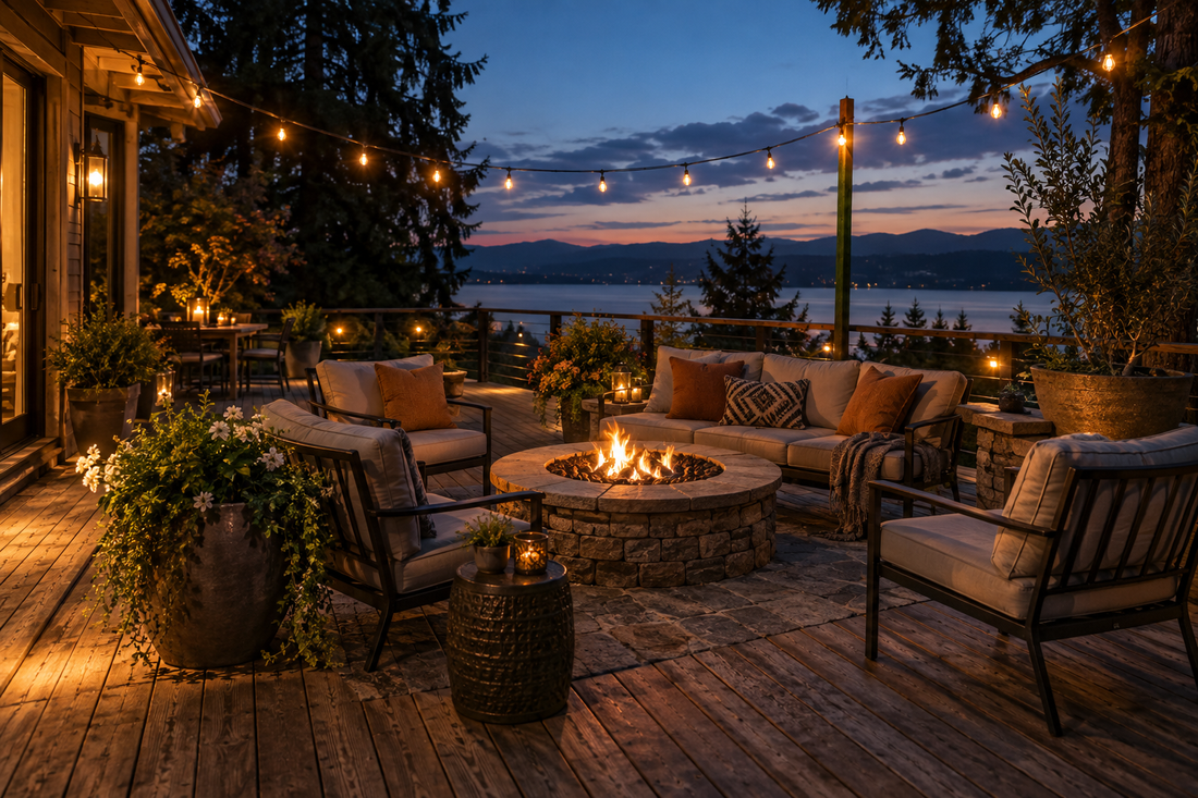 How to Light Your Fire Pit Area Without Losing the Glow