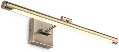 Joosenhouse Modern LED Picture Lights Dimmable 24.4" Inch Antique Bronze Picture Lighting for Paintings Swing Arm with Rotatable Sconces Wall Lamp, 14W (70W Eqv.), Hardwired Connection,Warm White