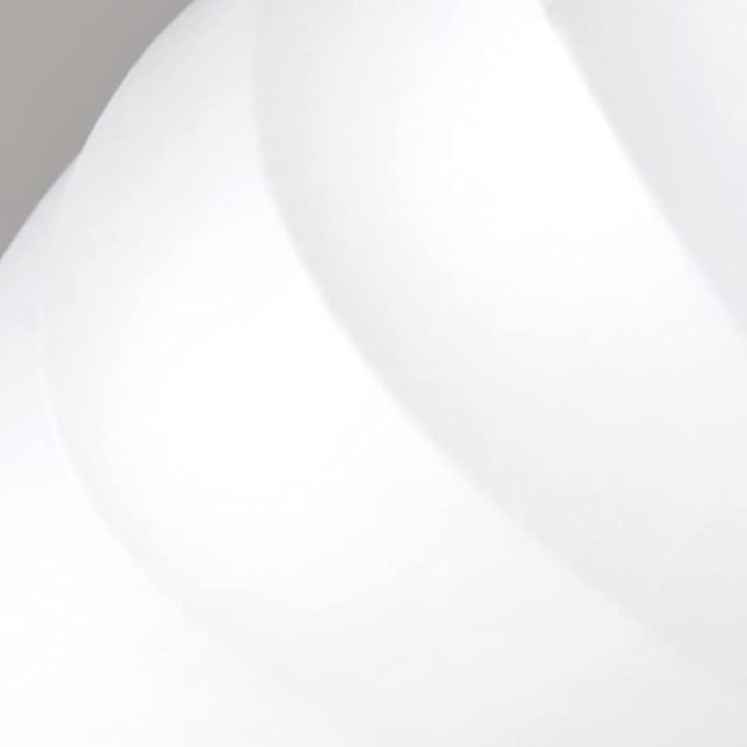LITFAD Minimalist Indoor Pendant Light, Cloth Art Lantern 1-Light Pendant Lighting Creative Ceiling Hanging Light for Living Room Dining Room Restaurant Cafe - 110V-120V White 16"