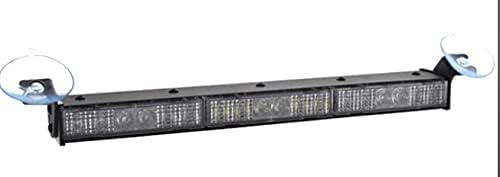 Strobes N' More Professional Emergency LED Dash Light - Triple 3W Blue Clear Blue Strobe - 35 Flash Patterns - Aluminum Housing