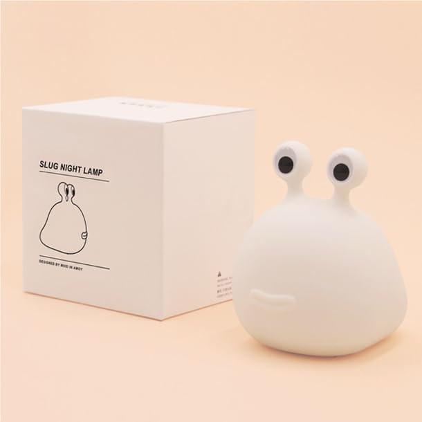 Slug Night Light,Silicone lamp for Kids,USB Rechargeable Cute Animal Lamps Timer Setting Safe Bedside Lamp Portable LED Lamps for Breastfeeding Dorm Room Decor for Christmas Gift