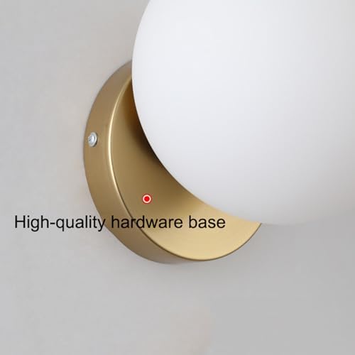 G9 Glass Wall Lamp - Eye Protection LED Reading Light for Hallway, Indoor Decor, Soft Ambient Lighting, Modern Design for Living Room & Bedroom