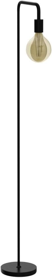 BoostArea Floor Lamp, Industrial Floor Lamp, 63 Inch Standing Lamp, E26 Socket, On/Off Footswitch, Whole Metal, ETL Listed, Modern Small Lamp for Bedroom, Living Room, Minimalist, Vintage, Mid Century
