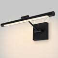 LED Picture Light for Paintings, Black Adjustable Art Light for Wall, 16.54inch 9W LED Wall Sconces Wall Light for Display Art Work, Dimmable Hardwired 3000K Warm White CRI90+