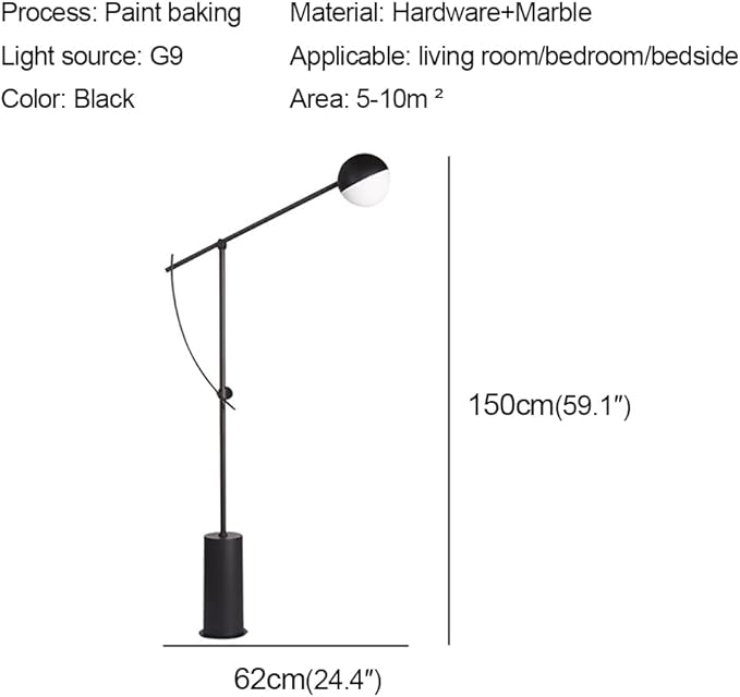 Post-Modern Nordic Creative LED Floor Lamp - Special Decorative Light for Villa Living Room & Hotel Study Room (Style 34)