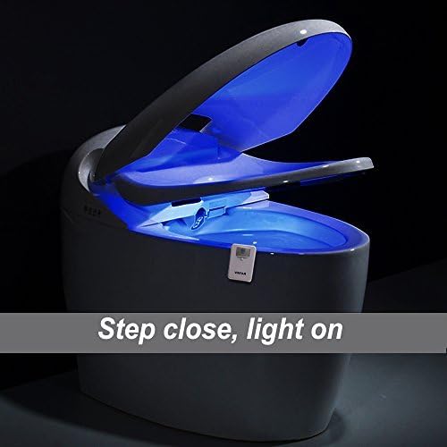 VINTAR 16 Color Motion Sensor LED Toilet Night Light,Toilet Bowl Lights,Cool Gadgets,5 Stage Dimmer, Light Detection