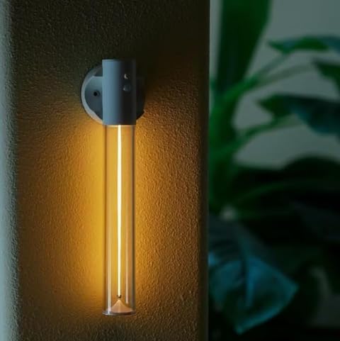 AUGE LIGHT Motion Sensor Light Magnetic Body Sensor Wall Light Wall Sconce Rechargeable USB Torch Lights Cordless Handheld for Bedside Stair Hallway (White)