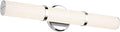Kichler Rosh 24.25" Bath Bar Medium LED with White Glass in Chrome, Modern Minimalist, for Vanity, Fireplace, Buffet, Hallway, Vanity Mirror, (24.25" W x 5" H), 55188CHLED