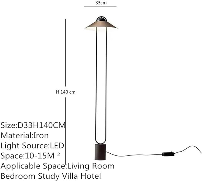 Post-Modern Nordic Creative LED Floor Lamp - Special Decorative Light for Villa Living Room & Hotel Study Room (Style 100)