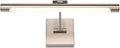 Joosenhouse LED Picture Lights Hardwired Dimmable 16.53" Inch Artwork Display Lamp with Swing Arm 7W(45W Eqv.), Hardwired Connection, 3000K Warm White, Brushed Nickel