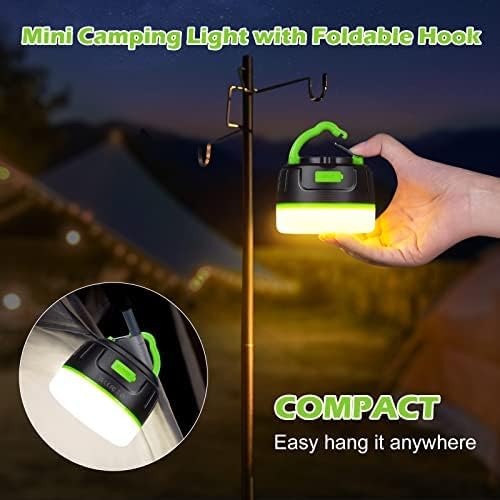 Sinvitron LED Camping Lantern Rechargeable with Remote Control - 1000LM 150H Runtime Tent Light, 5200mAh Water-Resistant Emergency Light for Hurricane Power Outages, Hiking Home
