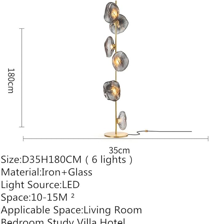 Post-Modern Nordic Creative LED Floor Lamp - Special Decorative Light for Villa Living Room & Hotel Study Room (Style 111)