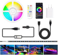 Smart WS2812B RGB+IC Addressable Led Strip Light, 16.4FT 5V USB Powered Around Snowboard Lights, IP65 Waterproof Dream Color Chasing Boat Lights for Golf Cart, RV, Home, APP/Remote Control, Cuttable