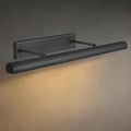 Matte Black Picture Lights for Wall, 30" Linear Picture Light Hardwired, 4-Light Bronze Art Light, Dimmable Gallery Light for Paintings, Warm White 270° Picture Frame Lights for Bathroom, Living Room