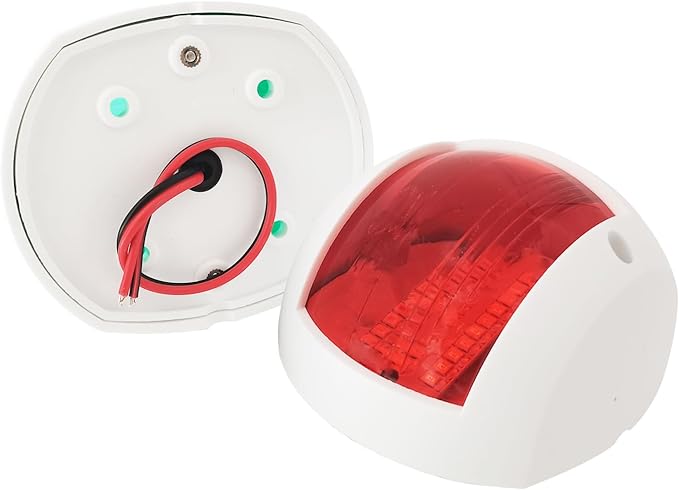 LED Navigation Side Bow Lights Plastic House Marine Boat Yacht Red & Green