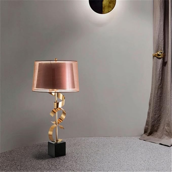 Creative Modern Table Lamp Nordic Style LED Table Lighting for Living Room Bedroom Study Villa Hotel Home Decorative Furnishing Stylish Design (Style 50)