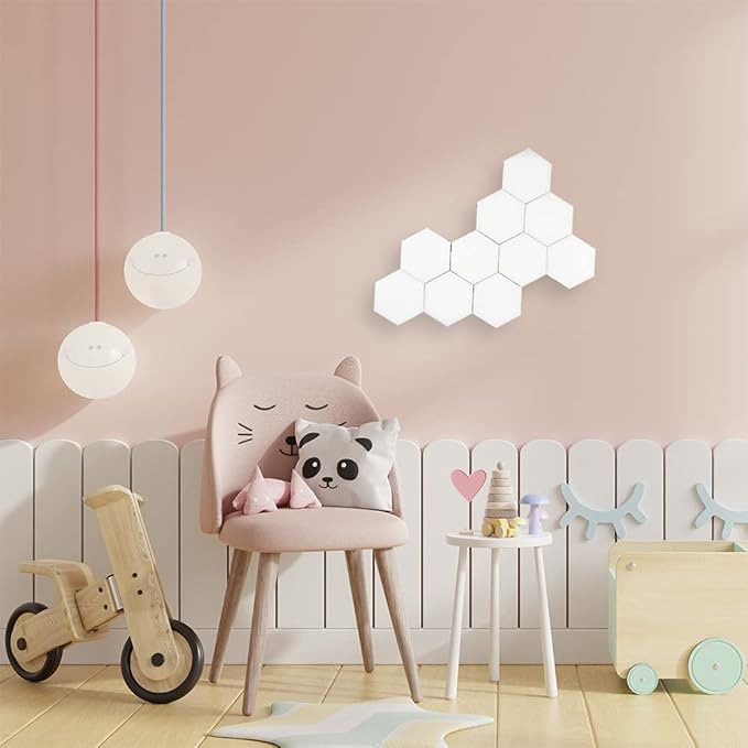 Bright Autism Tap-Tap Touch Sensory Lights – Dimmable Room Lighting for Therapeutic & Educational Play. Visual & Tactile Soothing LED Stimulation. Perfect Addition to Your Child's Bedroom (10pcs)