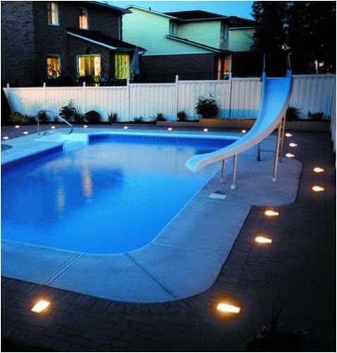 Kerr Lighting Residential Paver Lights 4" x 8" for Walk, Patio, Driveway, & Pool Deck Installation , 8 Pack Installation Kit