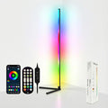 RGB Corner Floor Lamp, Dream Color LED Light Bar with App Remote, Music Sync Dimmable Modern Standing Lamp for Gaming Room Living Room Bedroom (47"/57" Height)
