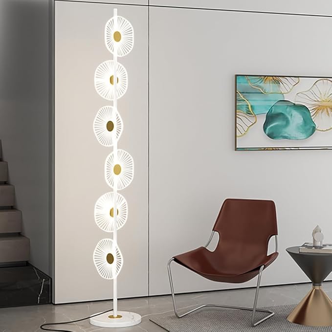 Post-Modern Nordic Creative LED Floor Lamp - Special Decorative Light for Villa Living Room & Hotel Study Room (Style 37)
