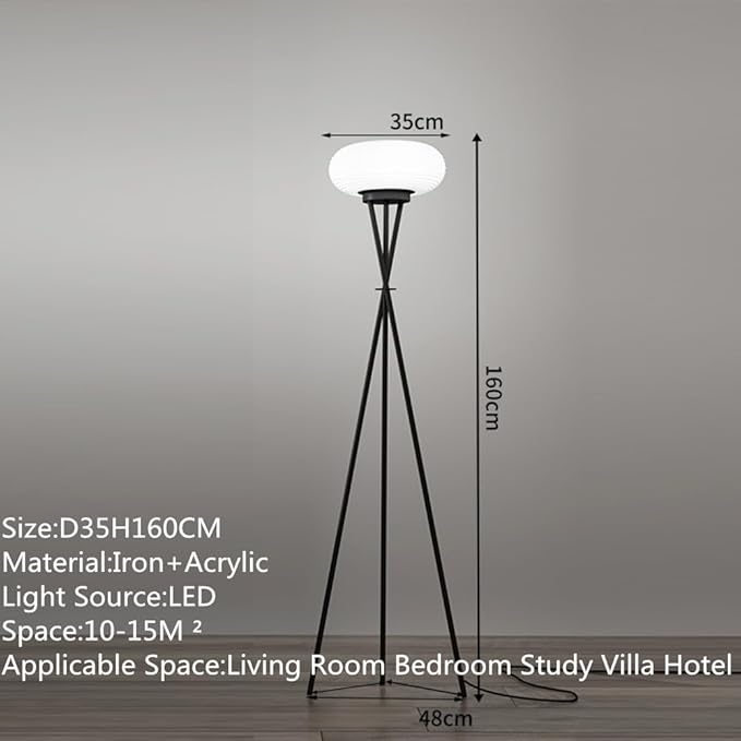 Post-Modern Nordic Creative LED Floor Lamp - Special Decorative Light for Villa Living Room & Hotel Study Room (Style 93)
