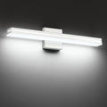 SineRise 24-Inch LED Modern Bathroom Vanity Light Bar, Chrome Modern Acrylic Bathroom Wall Lighting Fixtures Over Mirror (Cool White 6000K)