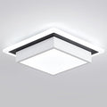 Modern LED Ceiling Light, Hallway Ceiling Light, 6000K Cold White Flush Mount Ceiling Lamp, Square Hallway Lighting Fixtures for Living Room Bedroom Bathroom Kitchen