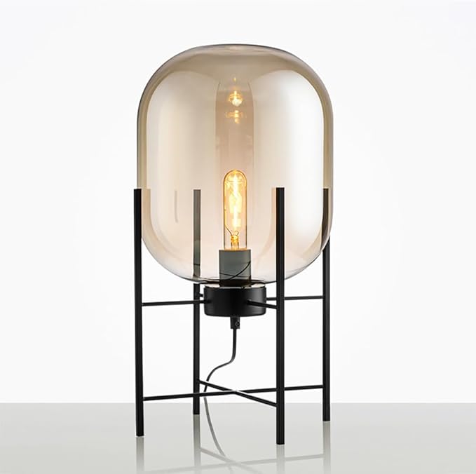 Creative Modern Table Lamp Nordic Style LED Table Lighting for Living Room Bedroom Study Villa Hotel Home Decorative Furnishing Stylish Design (Style 1)