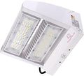 RuggedGrade 80W - Rotate IV Series LED Wall Pack - 11,100 Lumens - Color Selectable 3000K/4000K/5000K - Outdoor LED Wall Light - White - DLC 5.1 Premium