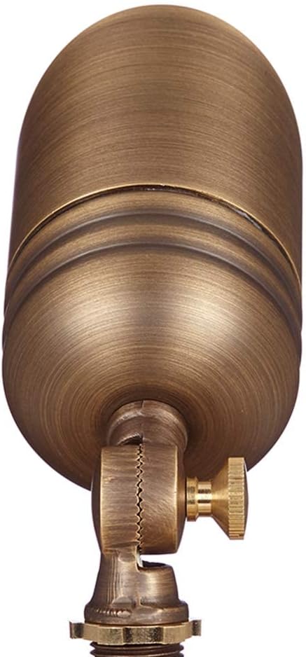 VOLT 20-Pack 12V Fat Boy Solid Brass Outdoor Spotlights (Bronze) with 5W 2700K Warm White 400 Lumen MR16 LED Bulbs for Low Voltage Landscape Lighting of Yard, Lawn, Garden, Patio, Trees & House