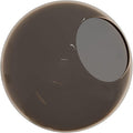 KASTLITE 6" Bronze Acrylic Lamp Post Globe | Smooth Textured with 2.81" Neckless Opening | Manufactured in the USA | Plastic Light Cover - Not Glass