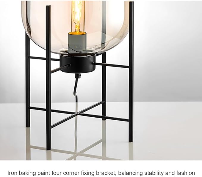 Creative Modern Table Lamp Nordic Style LED Table Lighting for Living Room Bedroom Study Villa Hotel Home Decorative Furnishing Stylish Design (Style 1)
