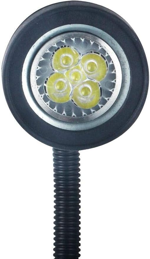 CNC Led Machine Work Lights 5W 24V Waterproof IP54 Bolt on Industrial Light with Plus Long Gooseneck Lamp (800mm)