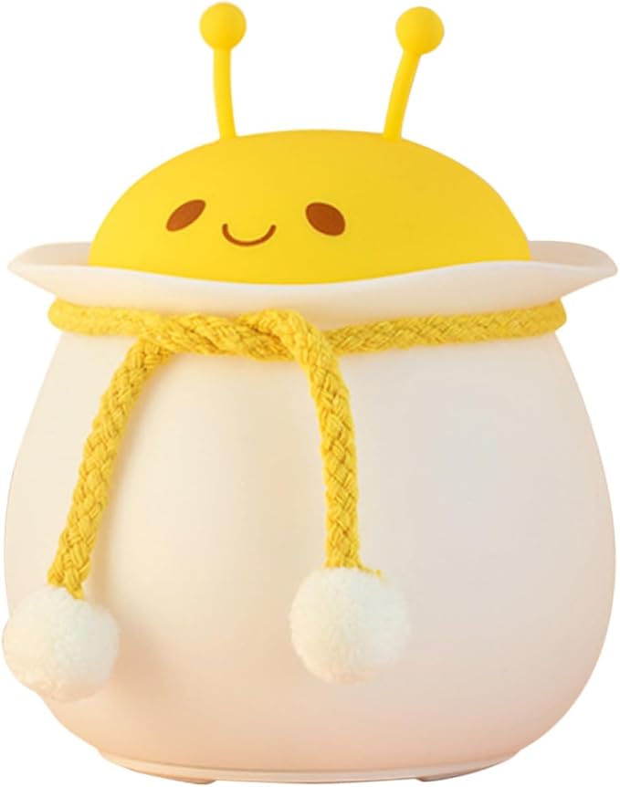 Silicone USB Rechargeable Night Light Bedside Decorative Lamp Animal Design Bedroom Soft Glow Nightlight for Nursery and Sleep