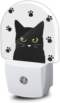 Black Cat Night Light, Night Light Plug into Wall with Dusk to Dawn Sensor, LED Lamp Energy Saving Lights for Men Women Boys Girls,Lamp for Bedroom Bathroom Hallway