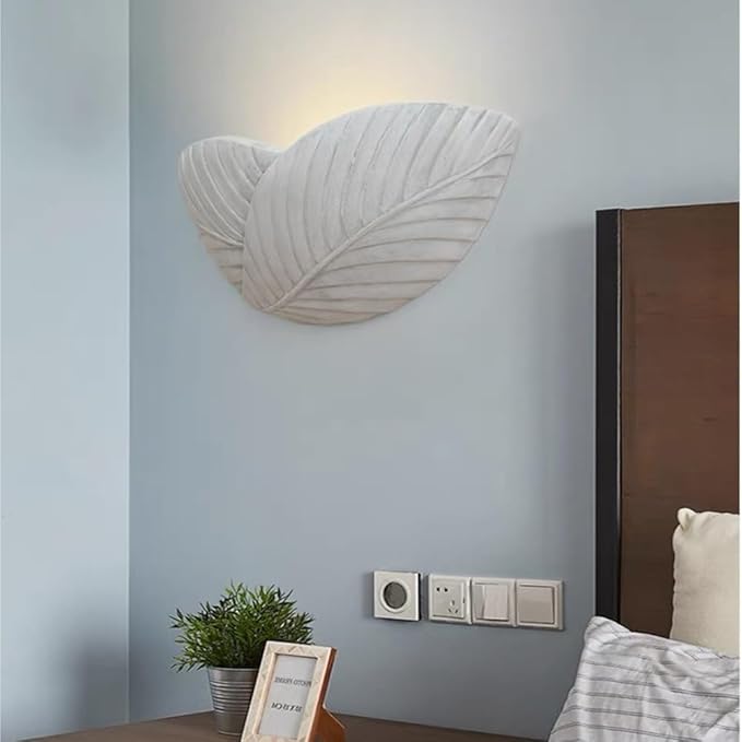 Cement Wall Sconce Fixture Industrial Concrete Wall Lamp with Geometric Design E14 Hardwired Modern Wall Light for Living Room Bedroom Hallway Home Decor(Warm Light,35 * 15cm)