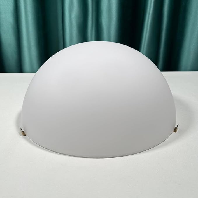 Dome Shaped Table Lamp Mid-Century Modern Accent Lamps Natural Stone Desk Lamp Frosted Glass Shade Scandinavian Living Room Side Lamps Bedroom Bedside Nightstand Light