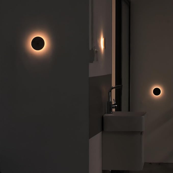 Motion Sensor Night Light Wood, Rechargeable Battery-Powered Magnetic Stick-On Night Light Wall Light for Indoor Stairs, Hallway, and Bedroom (Ash Wood *1Pack)