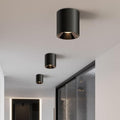 OKELI Modern LED Ceiling Light Fixture Flush Mount COB 20W 4000K Cylinder Ceiling Lights, Dimmable Hallway Lighting Fixtures Ceiling Lamps for Living Room Bedroom Kitchen