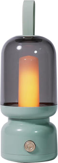 QANYI Retro Lantern,Portable and Rechargeable Lantern with LED Candles Flameless Flickering Lamp,Table Decoration Lights for Home Party Garden Patio Camping Christmas Home Decor