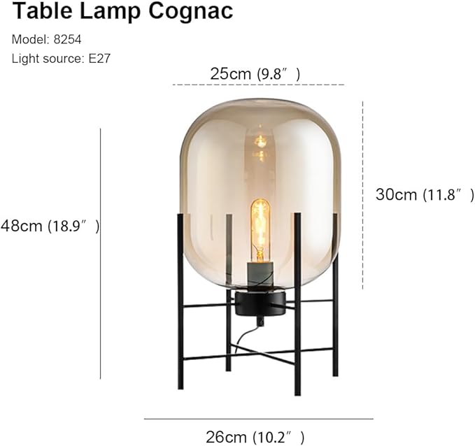 Creative Modern Table Lamp Nordic Style LED Table Lighting for Living Room Bedroom Study Villa Hotel Home Decorative Furnishing Stylish Design (Style 1)