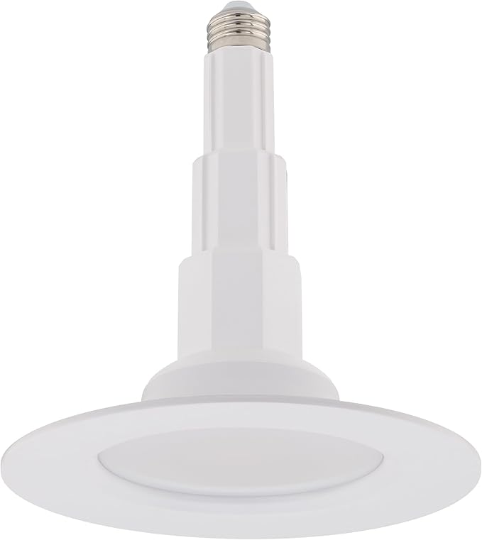 Just Screw Me in 6in LED Recessed Retrofit Light Snap-on Cover to Modify Finish from White to Bronze (Pack of 4)