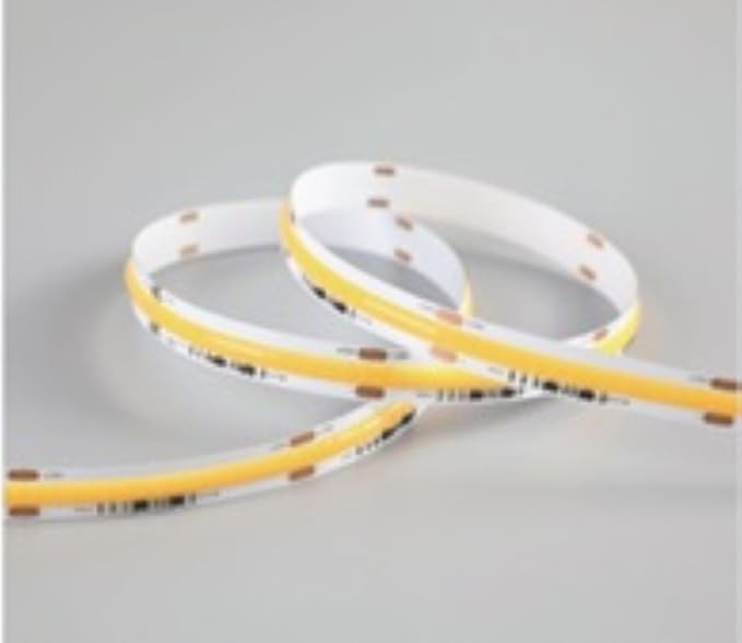 Warm Dim COB LED Tape Light – 3000K to 1800K Dim-to-Warm, Dot-Free Strip, UL Listed, Flexible LED Strip Light for Ambient & Accent Lighting 4.4w/ft 24ft Pack