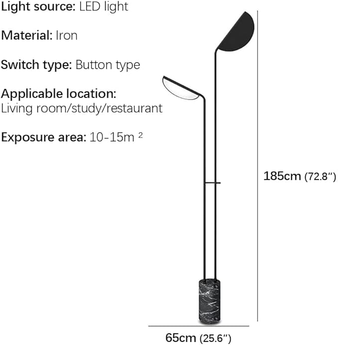 Post-Modern Nordic Creative LED Floor Lamp - Special Decorative Light for Villa Living Room & Hotel Study Room (Style 44)