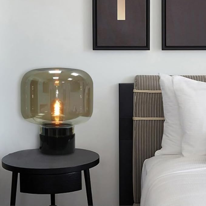 Creative Modern Table Lamp Nordic Style LED Table Lighting for Living Room Bedroom Study Villa Hotel Home Decorative Furnishing Stylish Design (Style 37)