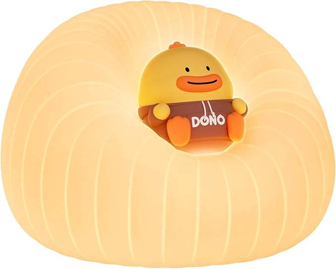 Night Light for Bedroom, Rechargeable LED Lamp with 3 Adjustable Brightness and Automatic Shut-Off, Soft Silicone Design, Touch Control, Suitable for Infants, Toddlers, Girls, and Boys
