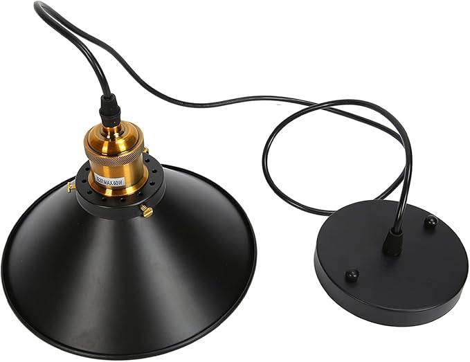E27 Industrial Ceiling Light Black Wrought Iron Ceiling Lamp Corridor Lighting for Indoor Outdoor Living Room Bedroom Cafe Restaurant Bar 3Set 85 240V