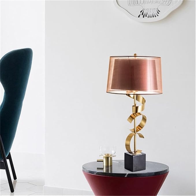 Creative Modern Table Lamp Nordic Style LED Table Lighting for Living Room Bedroom Study Villa Hotel Home Decorative Furnishing Stylish Design (Style 50)