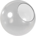 KASTLITE 6" Frosted Acrylic Lamp Post Globe | Smooth Textured with 2.81" Neckless Opening | Manufactured in the USA | Plastic Light Cover - Not Glass